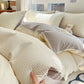Minimalist Waffle Cotton Bedding Set - image 3