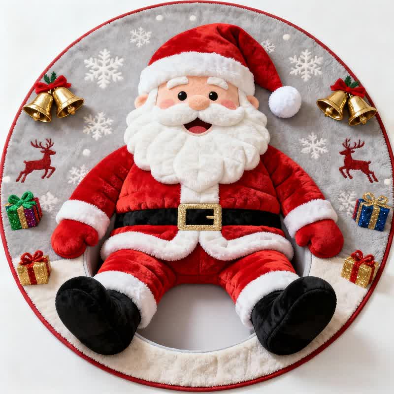 Christmas Santa Claus 3D Effect Rug - image 3