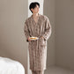 Unisex Luxury Line-Art Plush Robe - image 7