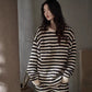 Stripe Pattern Plush Loungewear Set - image 4