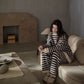 Stripe Pattern Plush Loungewear Set - image 2