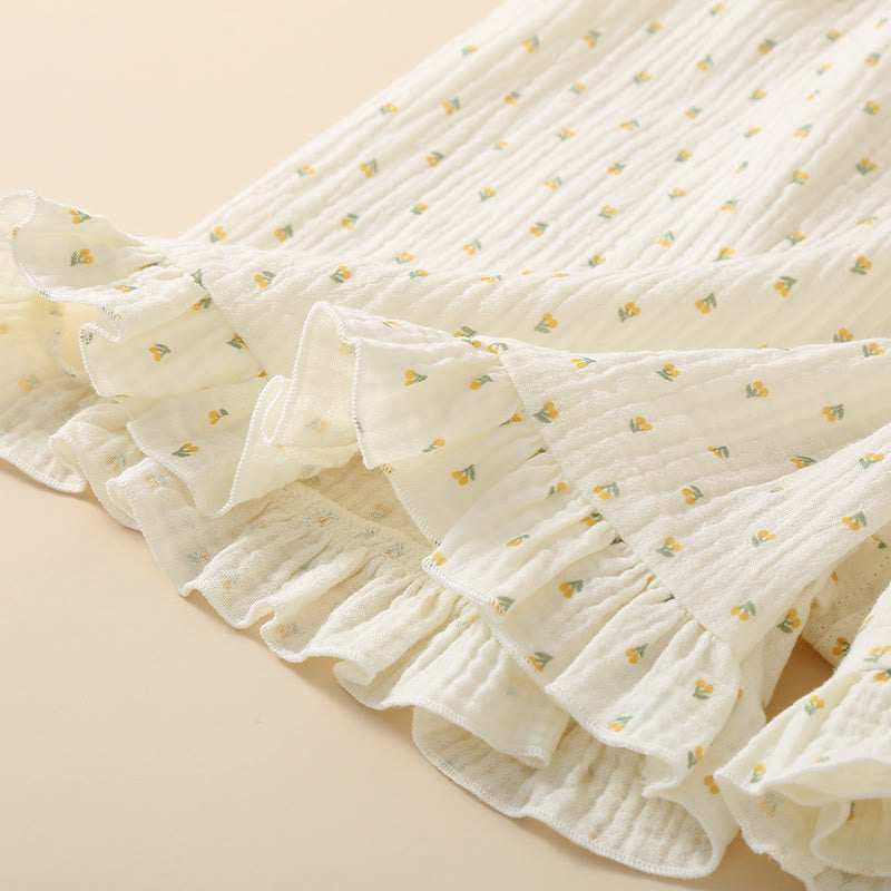 Cherry Print Cotton Gauze Cami Pajamas - image 9