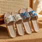 Ethnic Style Rattan House Slippers - image 0