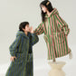 Ownkoti Striped Hooded Plush Warm Child Robe - image 2