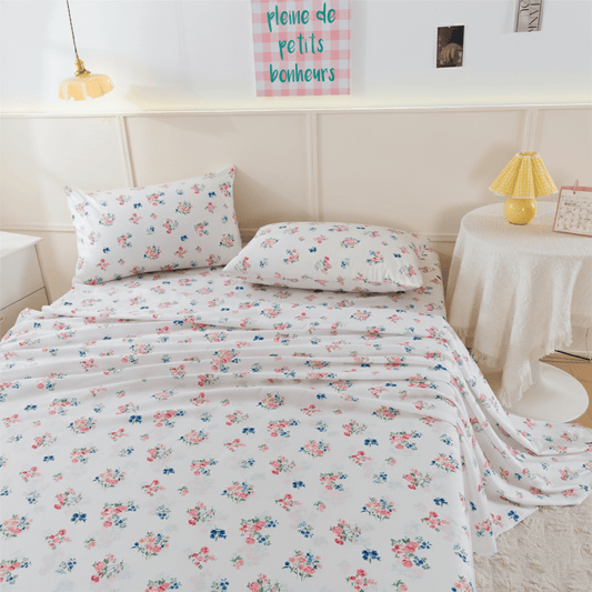 Sweet Cottagecore Mini-Rose Sheet Set - image 1
