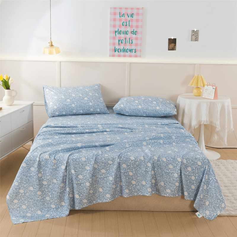 Refreshing Coastal Blue Sheet Set - King - image 0