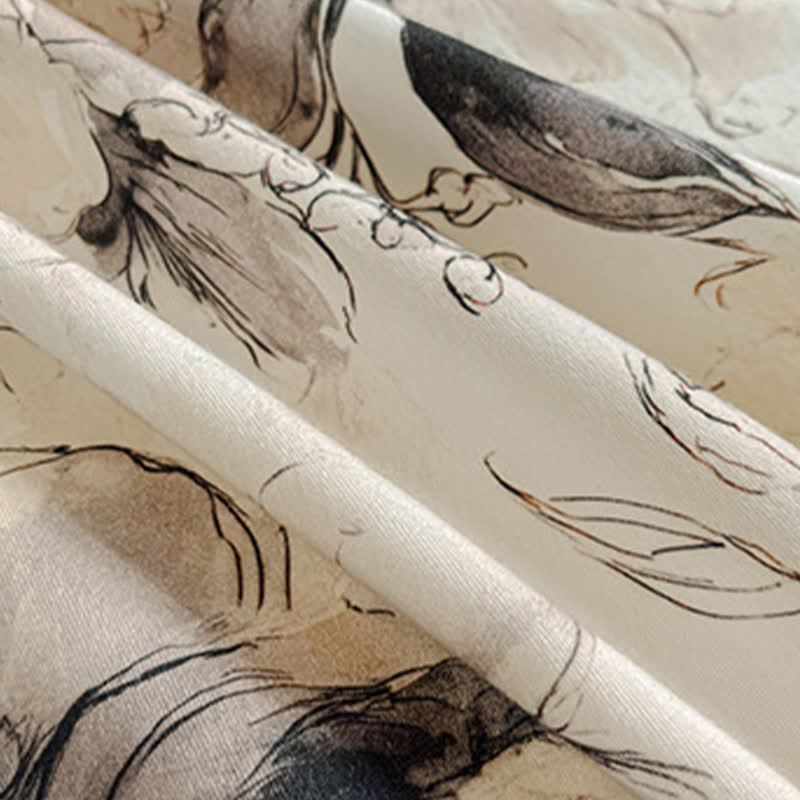 Elegant Peony Brushed Cotton Sheet Bedspread - image 3