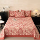 Red Leaf Brushed Cotton Sheet Bedspread - image 1