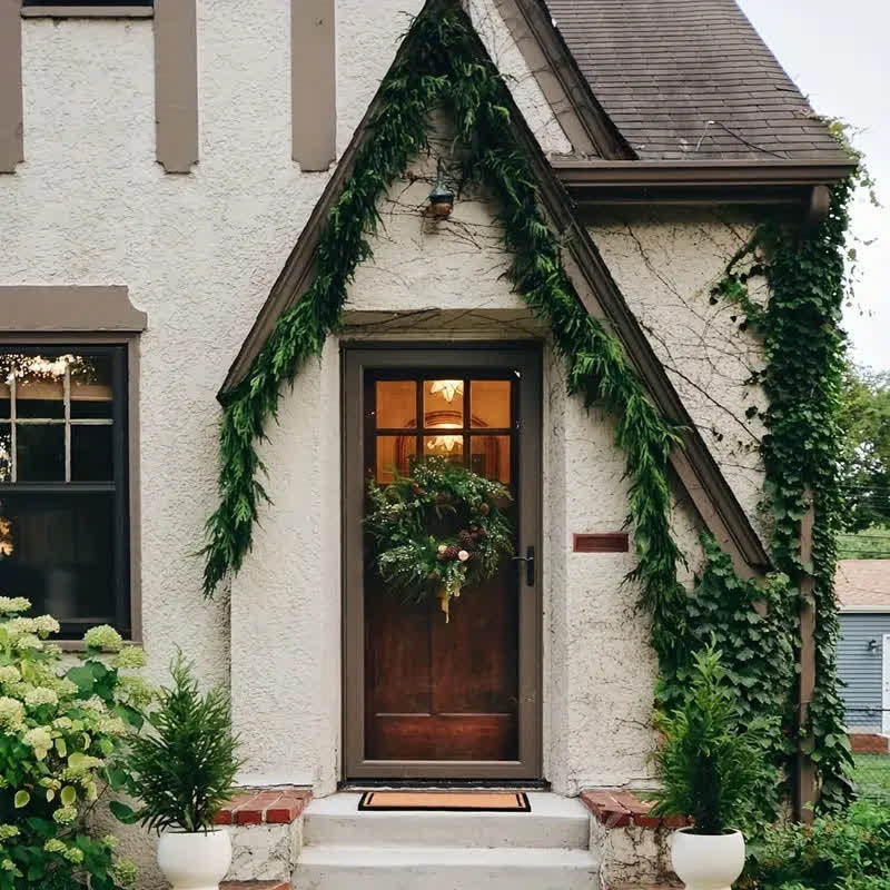 Ownkoti Faux Norfolk Pine Garland Christmas Decor - image 3