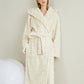 Unisex Wavy Textured Hooded Bathrobe - image 6