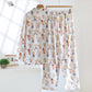 Cartoon Animal Brushed Cotton Loungewear Set - image 1
