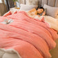 Solid Color Sherpa Duvet Cover Blanket - Pink - Queen - image 25