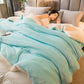 Solid Color Sherpa Duvet Cover Blanket - Lake Blue - Queen - image 5