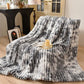 Modern Striped Warm Throw Blanket - Grey & White - Queen - image 16