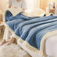 Minimalist Style Warm Throw Blanket - Blue - Queen - image 4