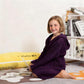Solid Hooded Cotton Child Bathrobe - image 7