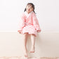 Minimalist Solid Color Pocket Child Bathrobe - Pink - XL - image 4