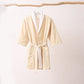 Minimalist Solid Color Pocket Child Bathrobe - Yellow - XL - image 6