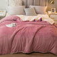 Solid Color Sherpa Duvet Cover Blanket - image 24