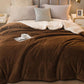 Solid Color Sherpa Duvet Cover Blanket - image 16