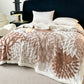 Floral-inspired Jacquard Sherpa Blanket - image 3