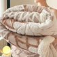 Floral-inspired Jacquard Sherpa Blanket - image 9