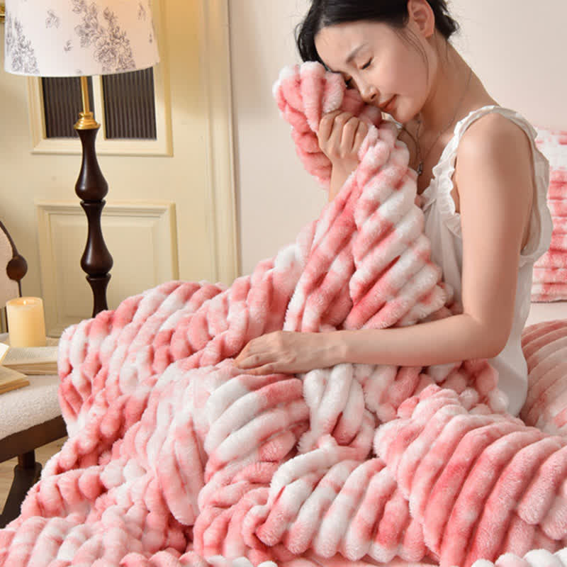 Modern Striped Warm Throw Blanket - image 4