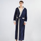 Unisex Fleece Plush Warm Hooded Robe - image 2