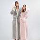 Unisex Fleece Plush Warm Hooded Robe - image 1