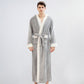 Unisex Fleece Plush Warm Hooded Robe - image 10