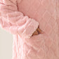 Diamond Textured Zip-Up Plush Robe - image 7