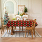 Christmas Inspired Diamond Plaid Tablecloth - image 2