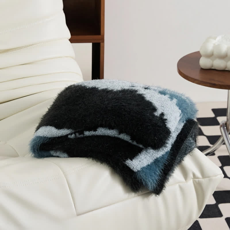 Abstract Art Shaggy Cozy Throw Blanket - image 6