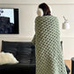 Chunky Knit Hand-Woven Throw Blanket - image 25