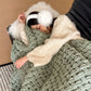 Chunky Knit Hand-Woven Throw Blanket - image 26