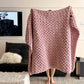 Chunky Knit Hand-Woven Throw Blanket - image 7