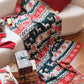 Christmas Fair Isle Reindeer Throw Blanket - image 3