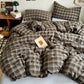 Classic Plaid Cotton Bedding Set - image 18