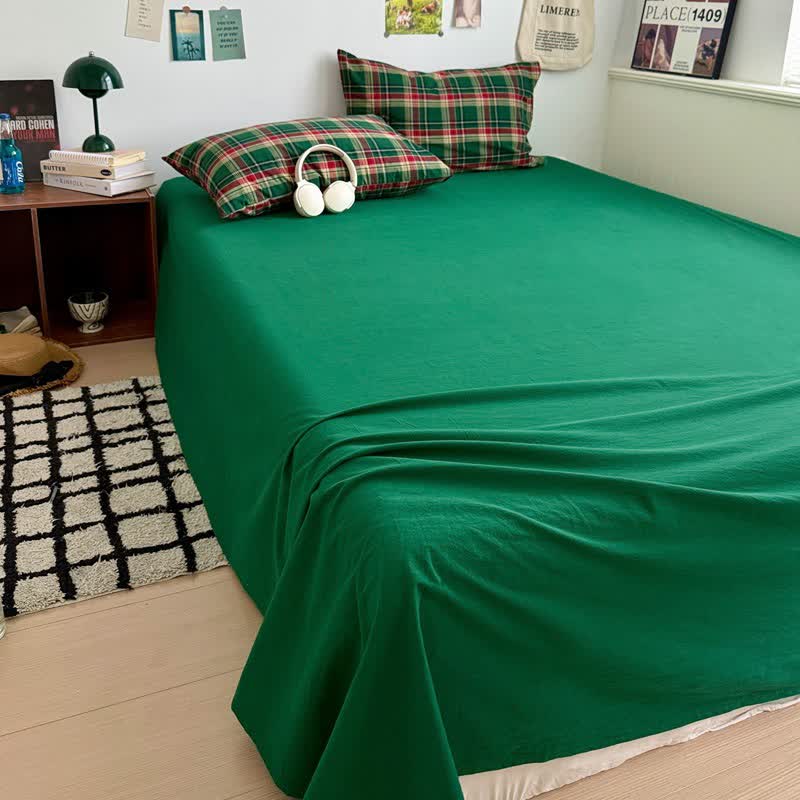 Classic Plaid Cotton Bedding Set - image 7