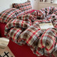 Classic Plaid Cotton Bedding Set - image 13