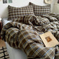 Classic Plaid Cotton Bedding Set - image 19