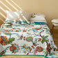 Floral Leaf Jacquard Cotton Gauze Quilt - image 2
