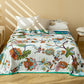 Floral Leaf Jacquard Cotton Gauze Quilt - image 1
