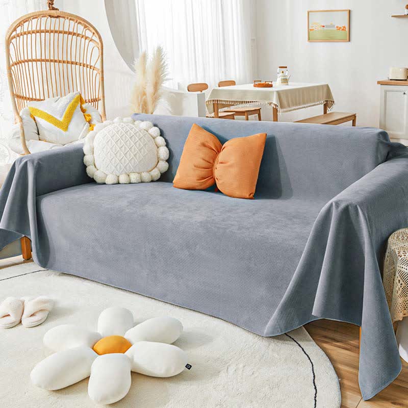 Ownkoti Pure Color Waterproof Pet Couch Cover - Deep Gray - 71" x 165" - image 6