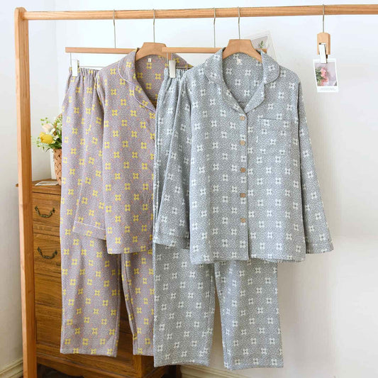 Four-leaf Clover Inspired Cotton Loungewear Set - image 0