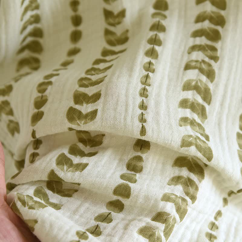 FLeaf Stripe Print Cotton Loungewear Set - image 10