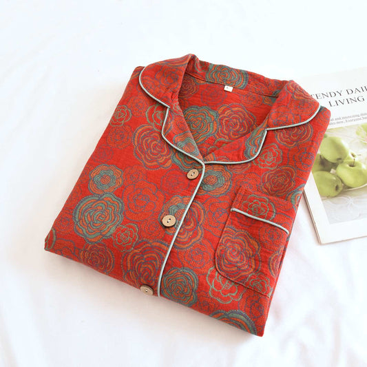 Camellia Pure Cotton Loungewear Set - image 1