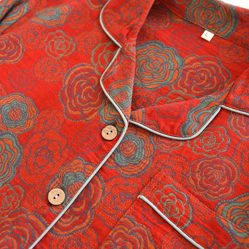 Camellia Pure Cotton Loungewear Set - image 3