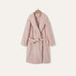 Simple Solid Plush Warm Child Robe - Pink - Child:170cm - image 10