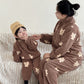 Bear Pattern Zip-up Child Loungewear Set - image 1